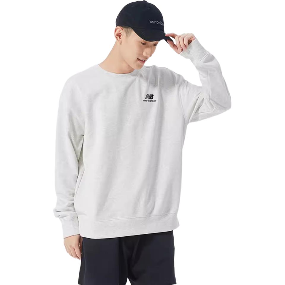 New Balance Толстовка Унисекс Светло-серая UT21501-SAH