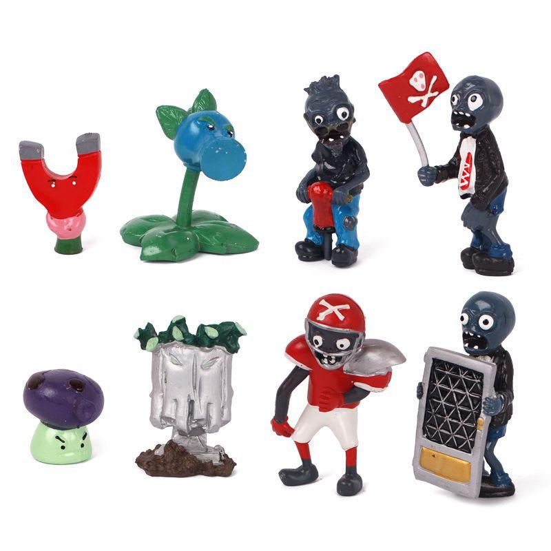 Decorate Your Easter With Plants Vs Zombies Series Egypt Private Wild West Pvc Toy Action Figures Set New