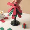 Christmas Tree Silicone Trivet Heat Resistant Pot Holder for Hot Pans Non-Slip Foldable Mat for Kitchen Dining Decor