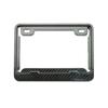 2 Holes License Plate Frames License Plate Holders Universal Motorcycle Rustproof for Front Rear