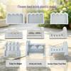 DIY Garden Flower Bed Fence Plastic Mold - Courtyard Pond Curbstone Model