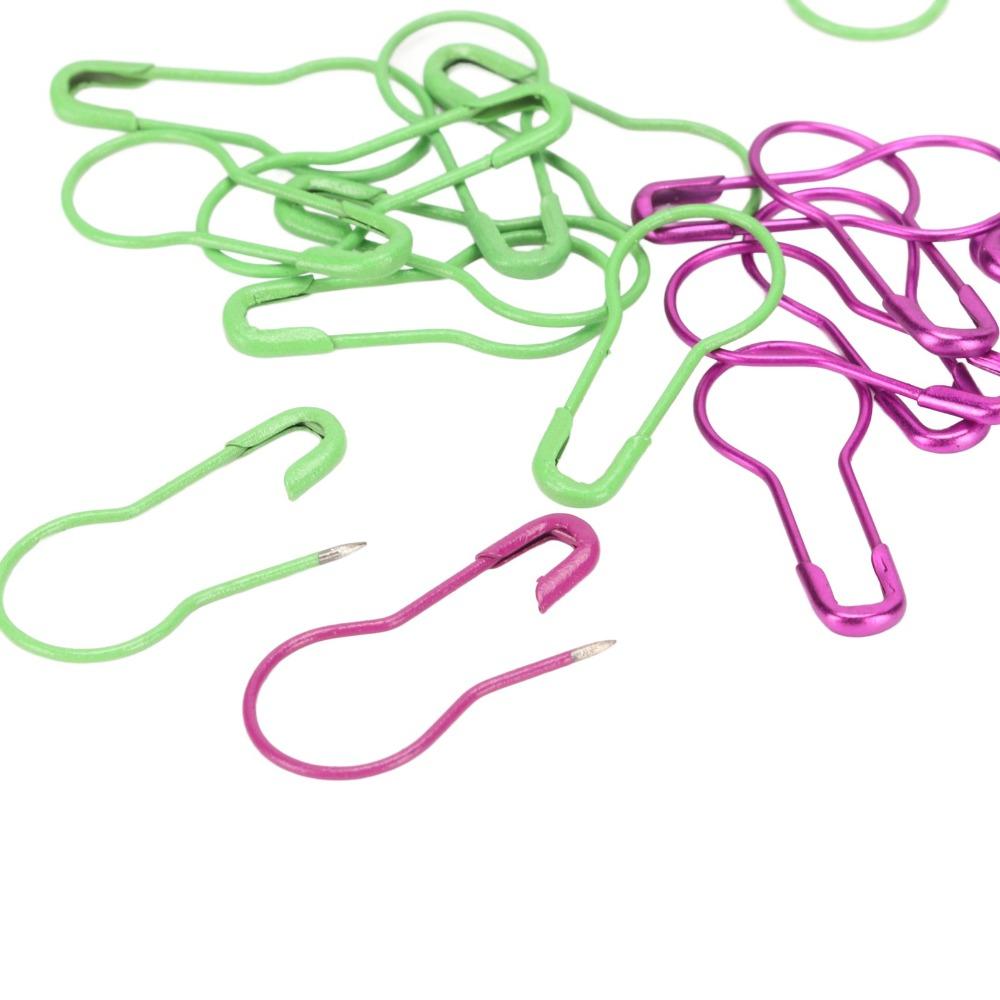 600pcs Colored Iron Safety Bulb Pins Plastic Storage Box Metal Knitting Pins For DIY Craft Making