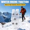 1 пара ледоступов-кошек с 5 шипами для мужчин и женщин, зимняя уличная ходьба по льду и снегу