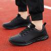 Fashion Men Running Shoes Waterproof Leather Sneakers Outdoor Sport Shoes Men Lightweight Walking PU Leather Casual Sports Shoes