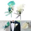 2 X Wedding Prom Corsage Party Flower Brooch Boutonnieres Wrist