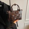 Ielgy Bucket Bag Autumn Winter All-Match Fashion Niche Cross-Body Retro Handbag