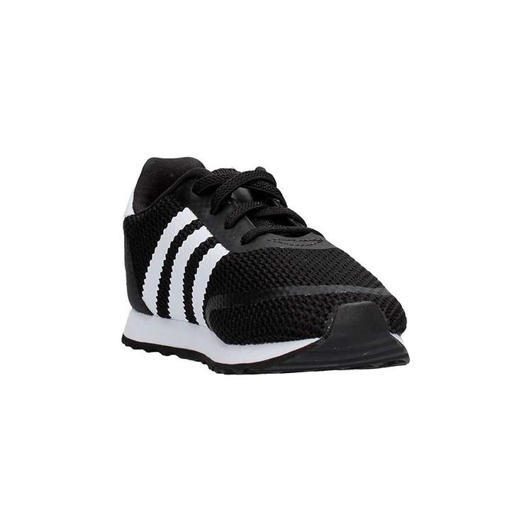 adidas Originals N 5923 Устойчивые к истиранию Низкие детские кроссовки Черно-белые для младенцев и малышей D96696