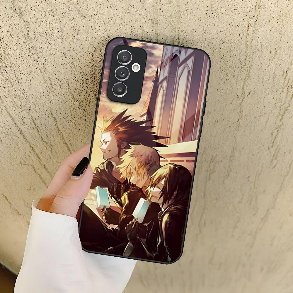 Kingdom Hearts Crayon Style Pattern-Bright Phone Case for Samsung Galaxy S24 S23 S22 S21 S20 A24 A34 A54 A53 Note20 M54 Fe Ultra