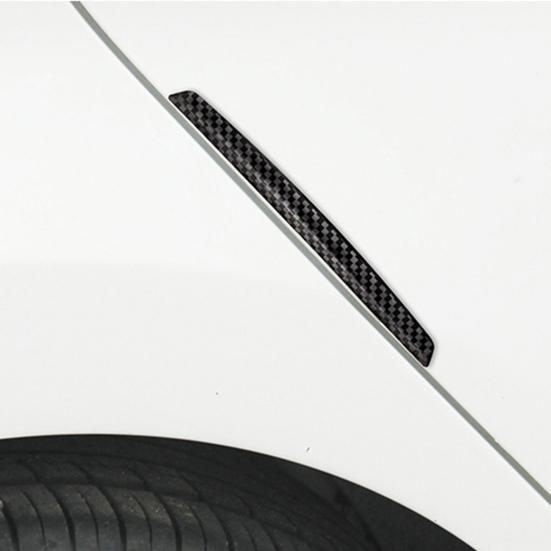 4 шт., прочная сменная защитная кромка для двери, углеродное волокно, защита от натирания, защита для края двери автомобиля