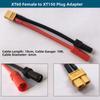 10 12 14 16Awg 10cm Female to Male Adapter Connectors