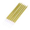 24 Pcs Cake Wedding Candles Decorative Firework for Birthday Slender Glitter Decorate