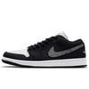 Air Jordan 1 Износостойкие Низкие Винтажные Баскетбольные Кроссовки Унисекс Черно-Белые DC0774-101(Team734-2.0)