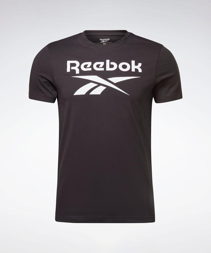 Reebok Футболка с большим логотипом Vector - Черный / Hd4222