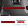 For Suzuki Jimny JB74 JB64      2024 2025 Real Soft Carbon Fiber Sticker LHD RHD Car Door Decor Trim
