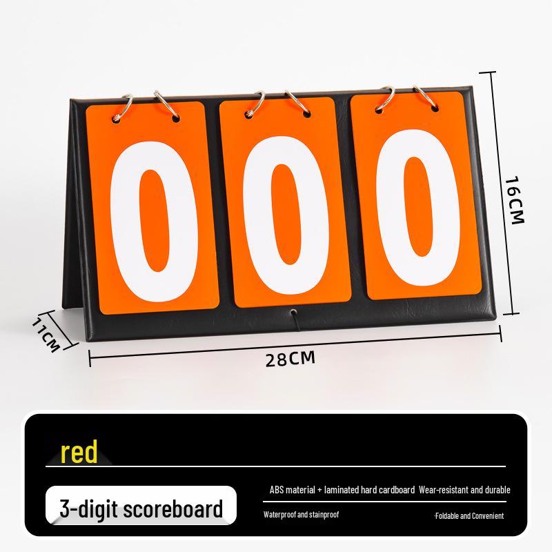 Портативное многофункциональное откидное табло: 4-значный для баскетбола, 3-значный для бильярда и футбола, 2-значный для настольного тенниса.