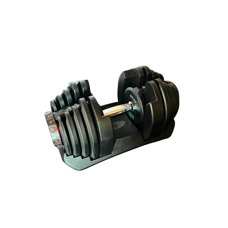Регулируемые гантели, от 24 кг до 40 кг (изменения веса за 1 секунду), 15 и 17 настроек веса, с уникальным механизмом блокировки пластин для предотвращения