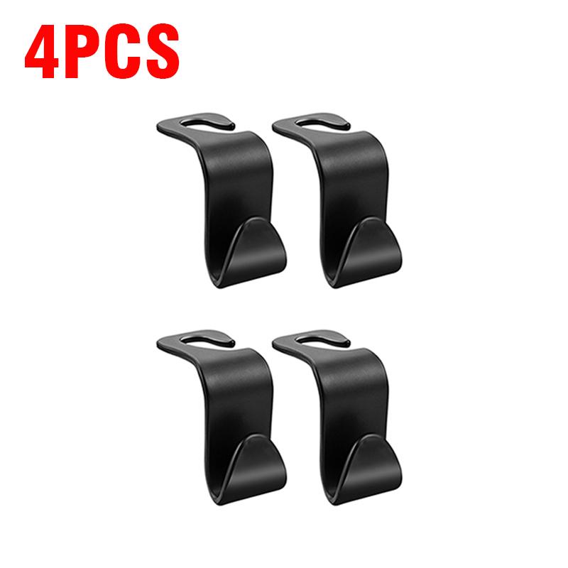 Carbon Fibre Hook Universal Car Seat Headrest Hooks Storage Hanger  Car Back Seat Organizer Holder Auto Interior Accessorie
