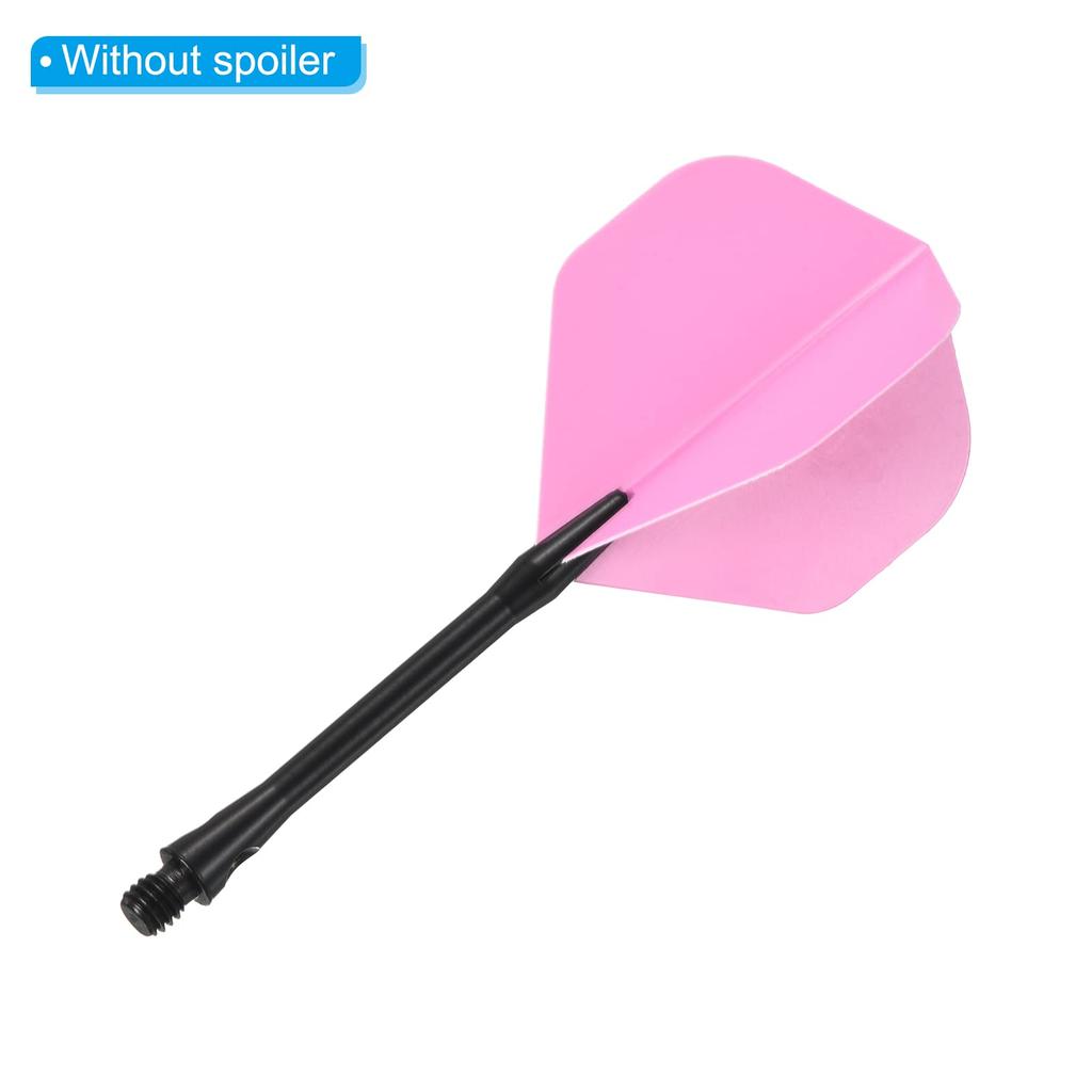 PATIKIL 48 мм алюминиевый дротик, средний, 2BA резьба, стержень дротика, аксессуары для дротиков, метательное оборудование для стального наконечника, 3 шт., черный