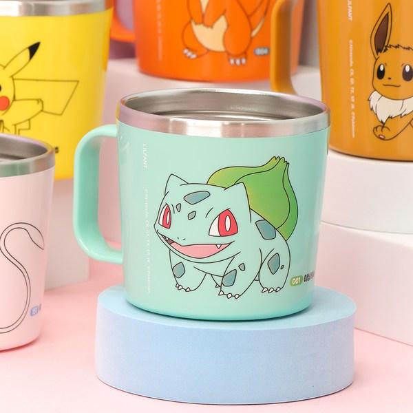 Чашка для посудомоечной машины Lilpang Pokemon, нержавеющая сталь, L, 1 шт, Бульбазавр