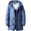 Inkpoo Down Bench Long Extra Solid High Perfect for and Everyday Padded Size M Men's Coat, Thick, Warm, Coat, Warm, Color, Neck, Commuting, School,