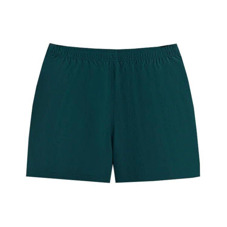 Kith X Columbia Collaboration SS24 Удобные простые повседневные шорты на шнуровке унисекс темно-синего-зеленого цвета 2104021-301