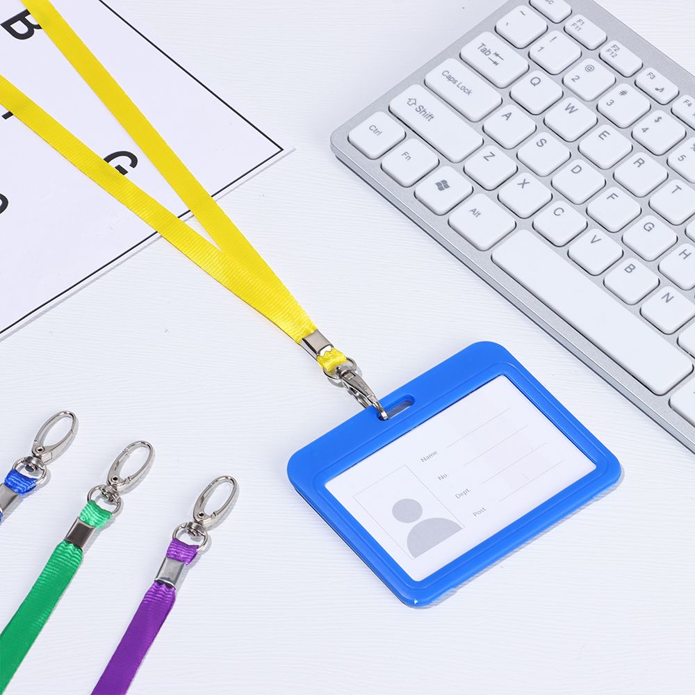 1 шт., цветной модный ремешок для имени, ремешок для бейджа, держатель для удостоверения личности, ремешок для подвешивания на веревке