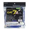 SANWA SUPPLY CAT7A LAN Cable RJ45 with (5m) 10Gbps/1000MHz Anti-Slip Tabs, Blue, KB-T7A-05BL