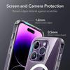 Transparent Magnetic Phone Case For iPhone 16 15 14 13 12 11 Pro Max Plus Wireless Charging Protective Cover Shell for Magsafe