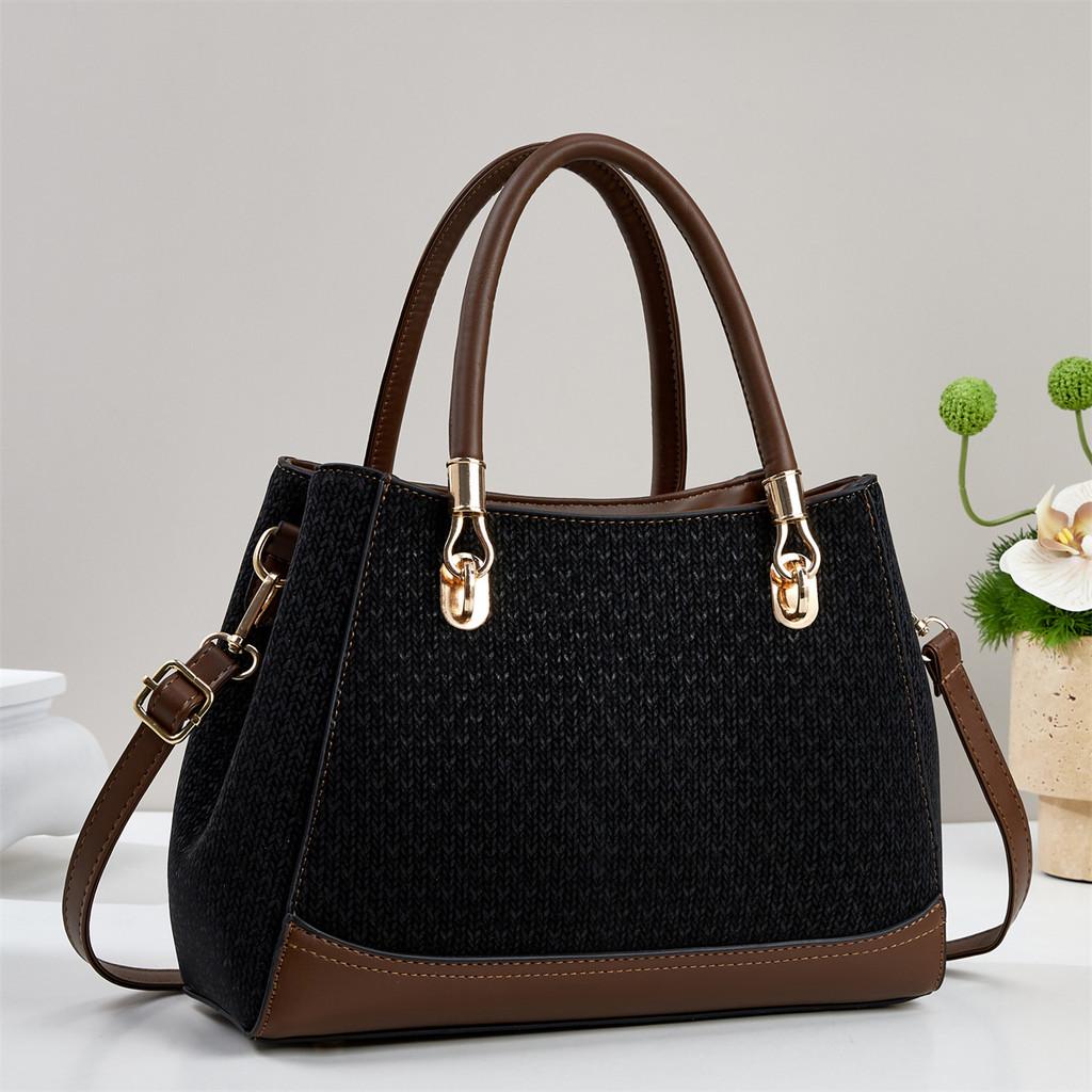 Urban Style Womens Mediumsize Tote With Zipper And Inner Organizer For Daily Commute