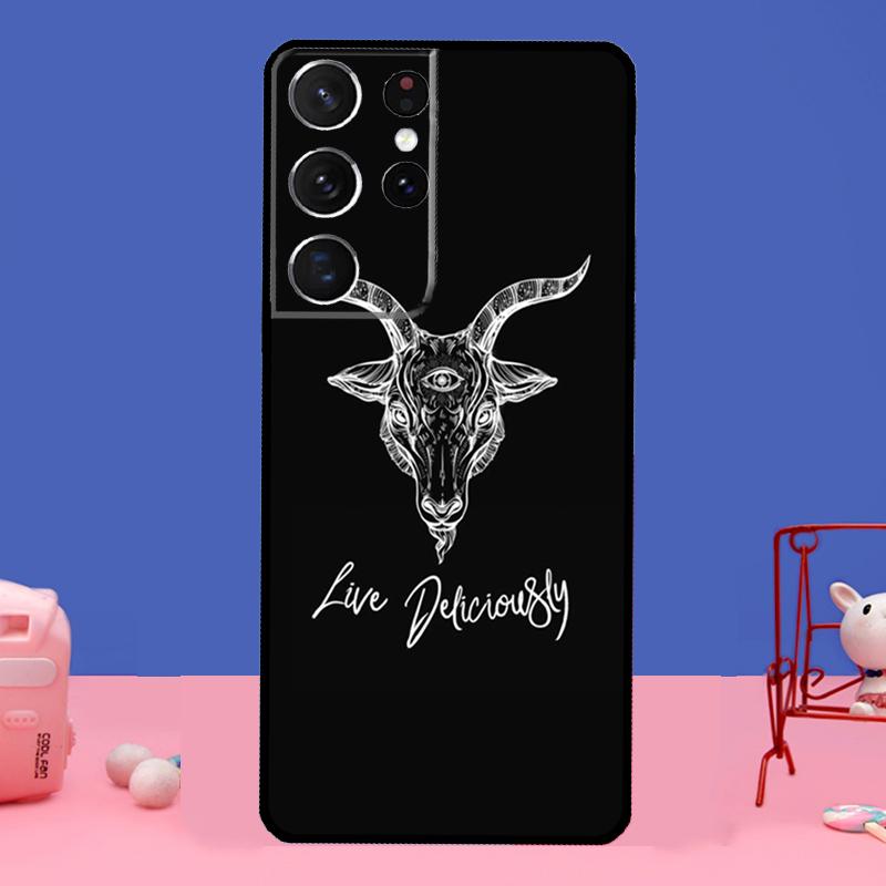 Чехол для телефона Satanic Demon для Samsung Galaxy S21 Ultra S20 FE S8 S9 S10 S22 Plus Note 20 Ultra с полным покрытием