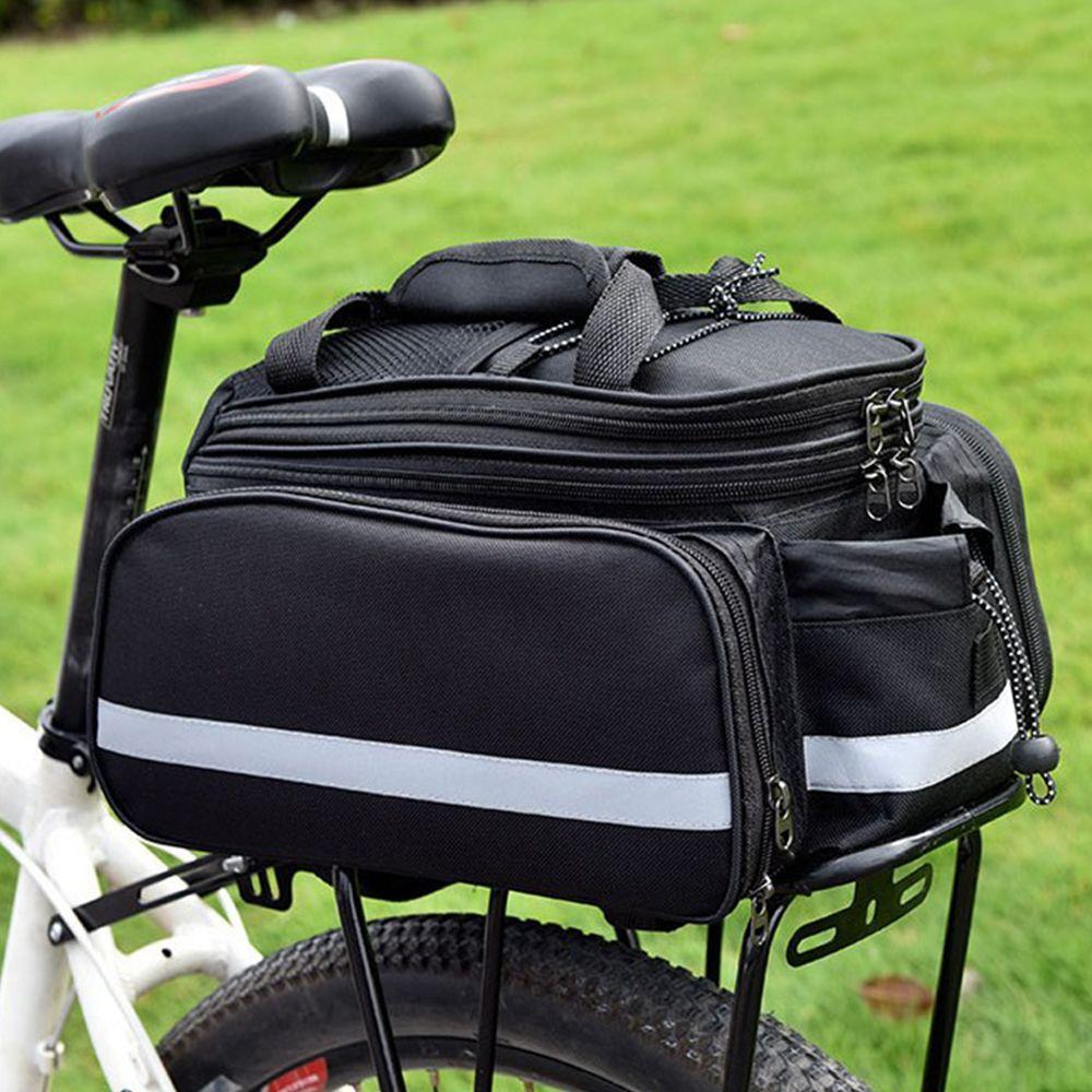 Водонепроницаемый рюкзак с чехлом для дождя, расширяемая сумка для сиденья, сумка для седла, сумка для заднего сиденья, сумка для велосипеда