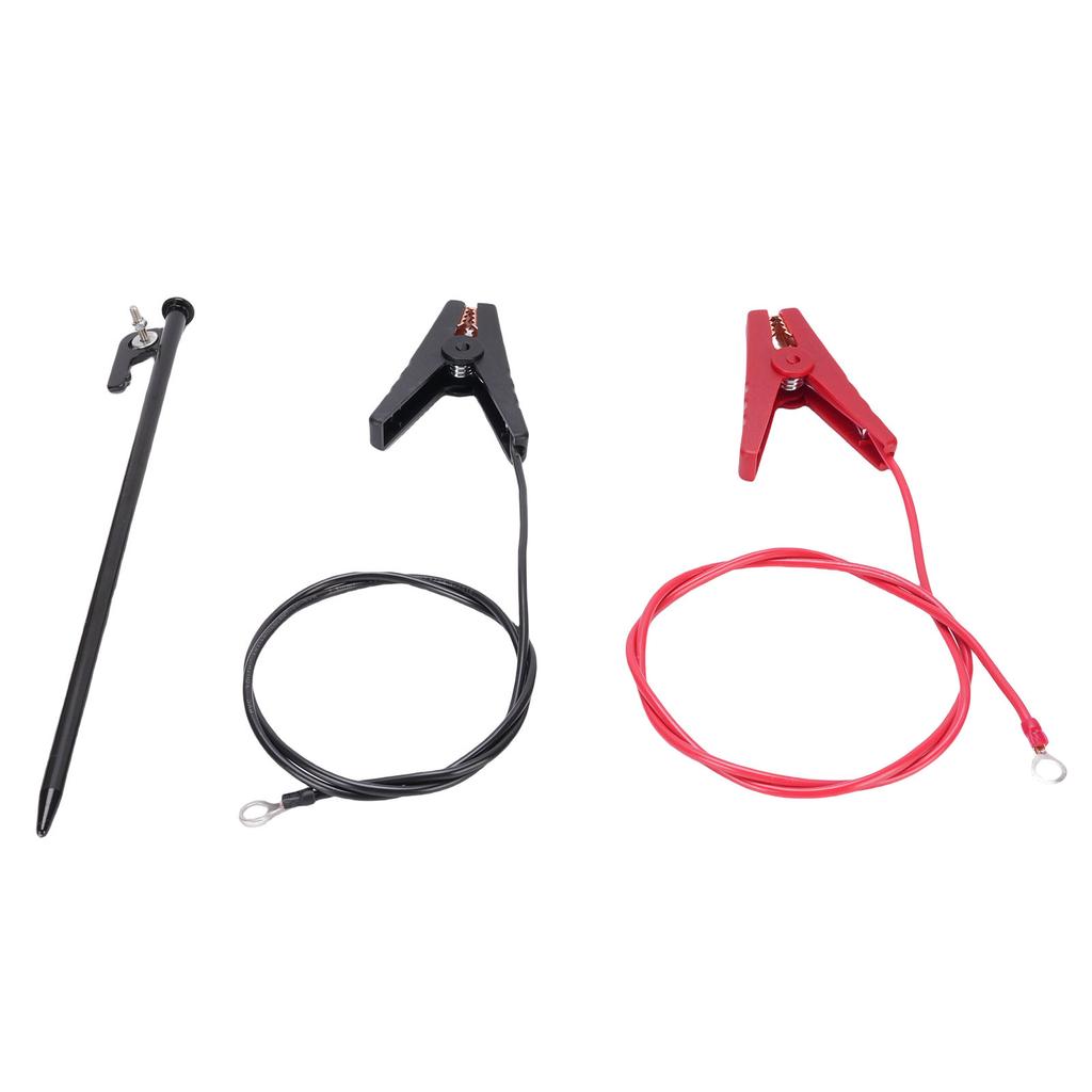 Electric Fence Wire Grounding Rod Electric Fence Connector with Clamp for Generator Electric Fence