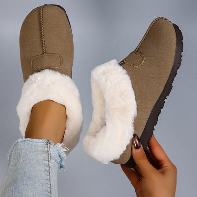 Модные Новые осенне-зимние товары: Женские хлопковые ботинки с низким голенищем, теплые, удобные, дышащие и повседневные туфли