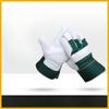 Labor Protection Gardening Short Welding Cowhide Labor Protection Gloves Velvet Lining Wear-resistant Welding Welder Gloves