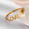 Новый браслет из нержавеющей стали ove love женский модный универсальный браслет-манжета из титановой стали