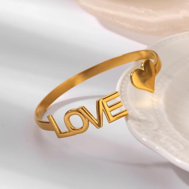 Новый браслет из нержавеющей стали ove love женский модный универсальный браслет-манжета из титановой стали