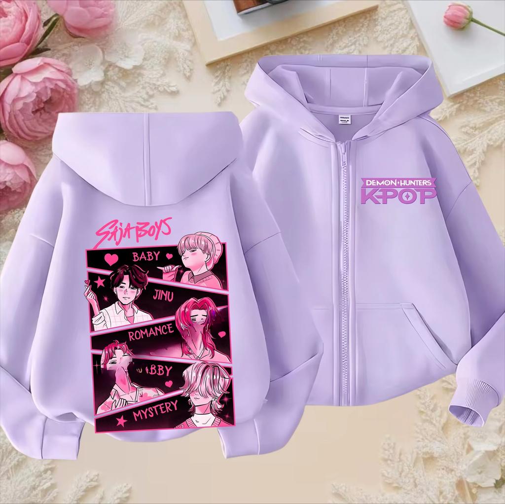 Hoodies Sweatshirts Girls Kids Girls Sweatshirt Zip Purple Hoodie Casual Top Hoodie Kids Clothing