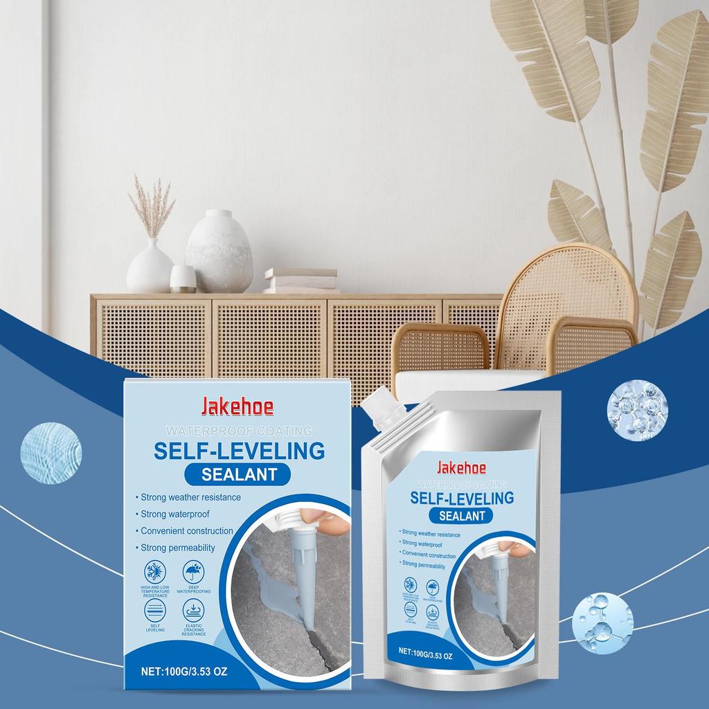 Waterproof Coating Self-leveling Sealant Auxiliary Waterproofing Substrate Protection Indoor and Outdoor General-purpose Adhesive