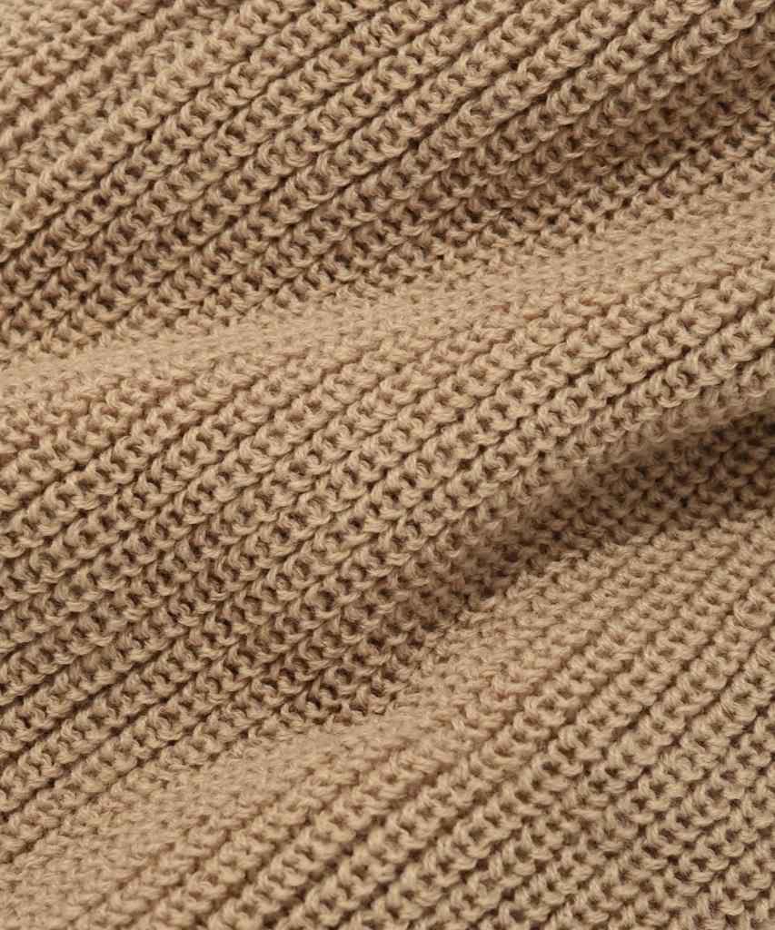 COVERNAT College C Logo Middle Beanie Beige
