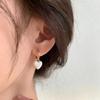 Корейская мода Сладкие милые серьги-подвески с сердечками и квадратами Геометрические серьги для женщин Зеленые белые Серьги с характером Вечерние украшения Подарки