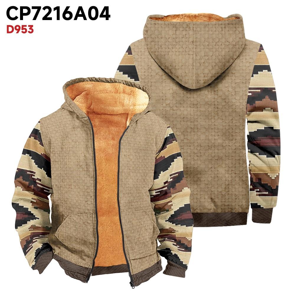 Мужское бархатное пальто с длинным рукавом и карманом Fashion Plus