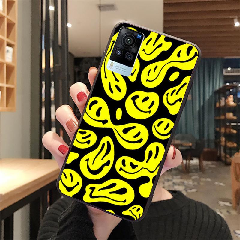 Чехол для телефона Trippy Smiley для VIVO V21E V21 V23 V23E V2109 Y53S Y33S Y55 Y76 Y31 Y21 Y72 Y01 Y21S Y11S Funda Coque