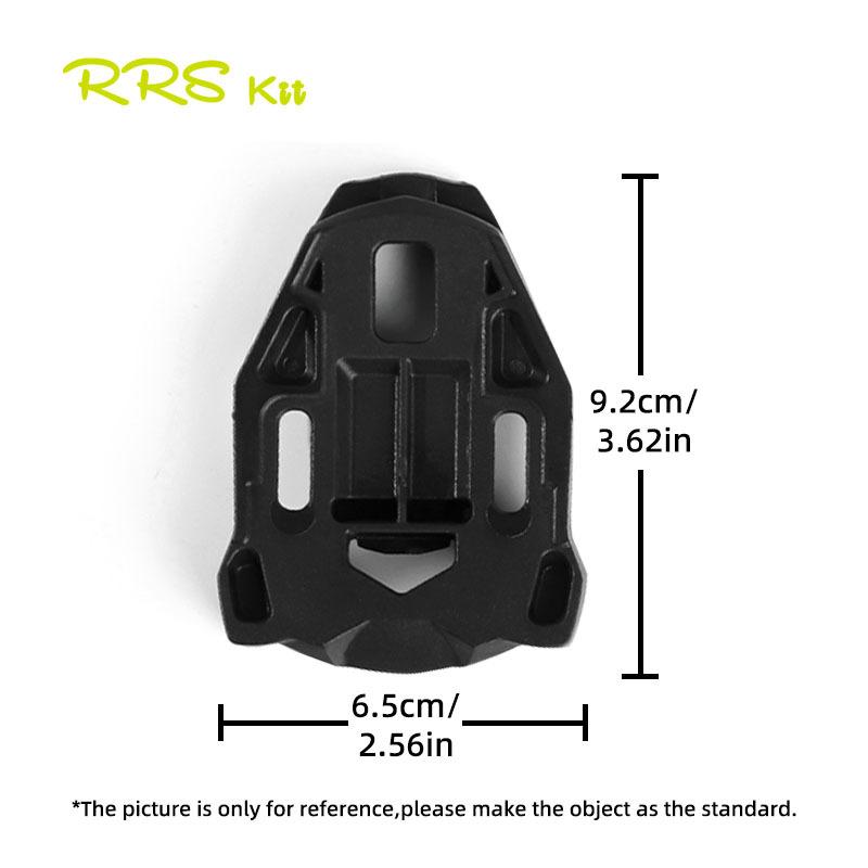RRSKIT Road Bike Pedal Cleats Set Anti-Skid Plastic Cycling Pedals For Time IClic XPro XPresso Road Bike Cleat Lock