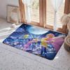 C Cardcaptor S Sakura Cartoon Floor Mat Eco  Flannel Doormat Non Slip Odorless Indoor Floor Rug Soft Short Plush Home Mat