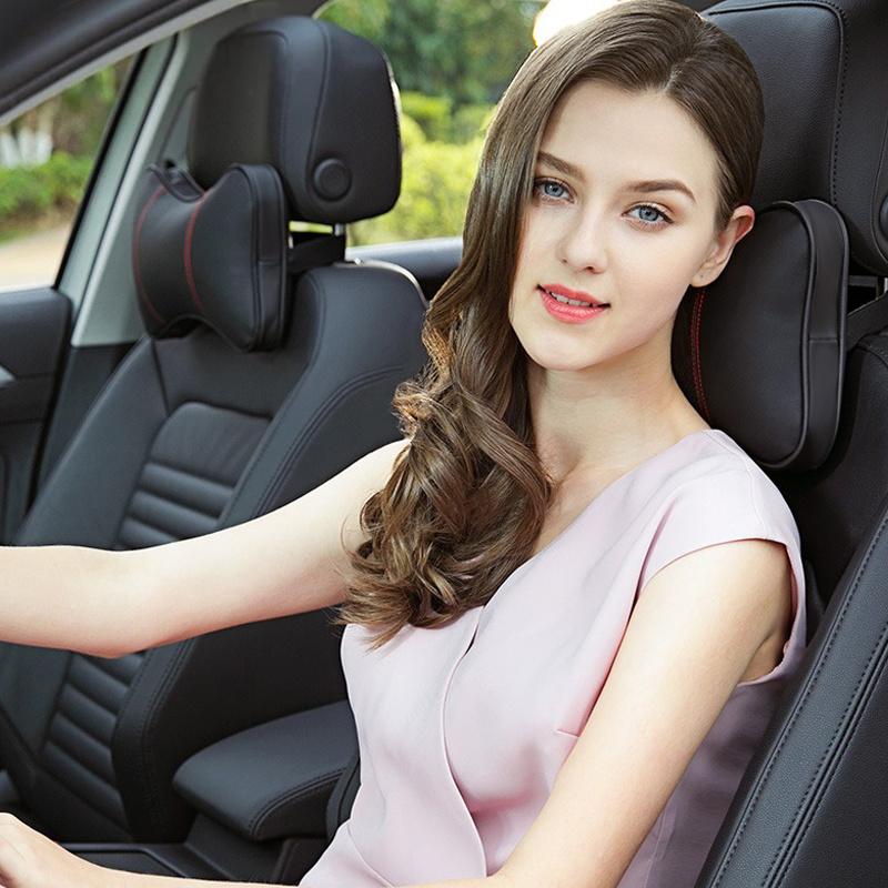 AANN1 Car Seat Belt Shoulder Pad Cover Headrest Neck Pillow For Kia rio K2 K3 K4 K5 KX3KX5 ceed Sportage R cerato soul sorentok2k5flip