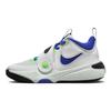 Nike Team Hustle D11 GS Green Strike Racer Синие детские кроссовки White Summit-White Pure-Platinum DV8996-101