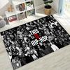 Коллекция рэперов-легенд HIP HOP Звезда рэпа Художественный ковер для спальни, гостиной, дивана, домашний коврик для двери, декор, большой детский нескользящий коврик для пола