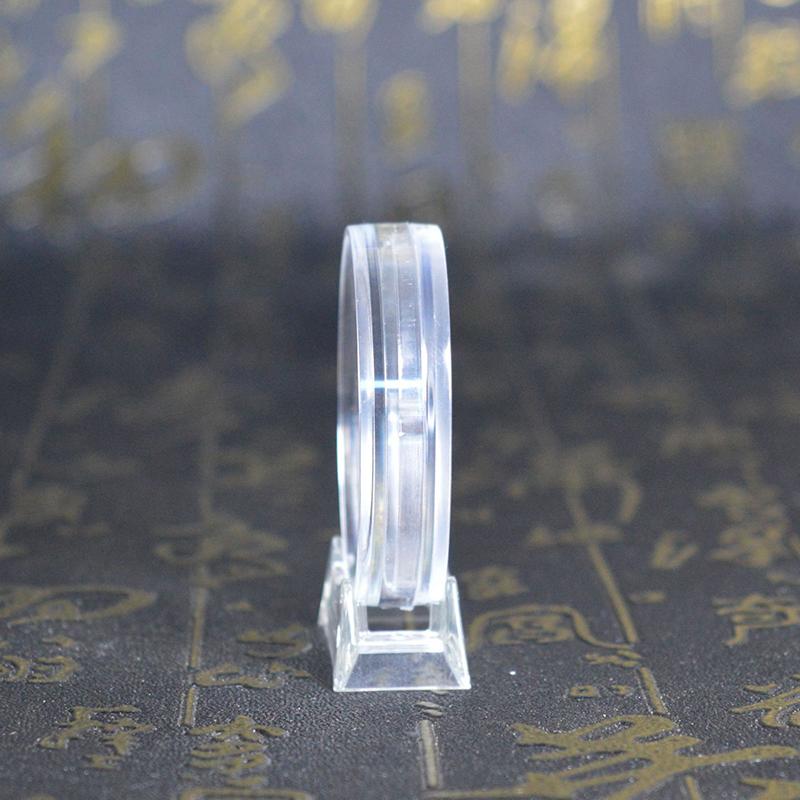 Прозрачный держатель для монет, капсульный футляр, коробка для хранения с подставкой для коллекционных медалей, коллекция монет, товары для дома