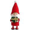 Nordica Nisse Christmas Wooden Doll Heartful Santa Green X Gold