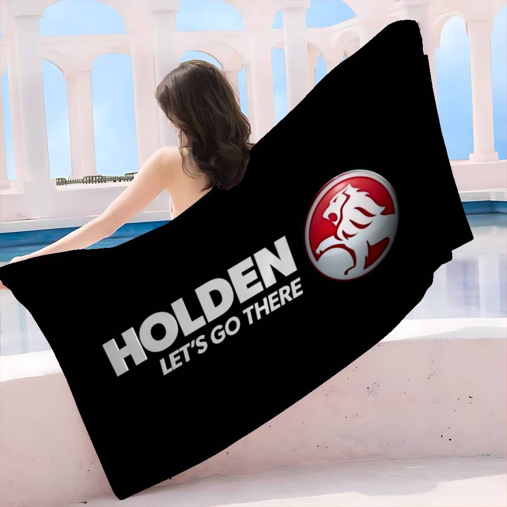 H-Holdens Автомобильное Микрофибровое Одеяло Быстросохнущие Пляжные Полотенца Большого Размера с Принтом Супервпитывающее Полотенце-Одеяло для Бассейна